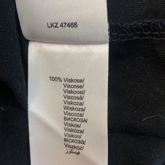 Swim Suit Bathing Suit Cover Up Sleeveless Black and White Floral Print Size 4 - Picture 9 of 9